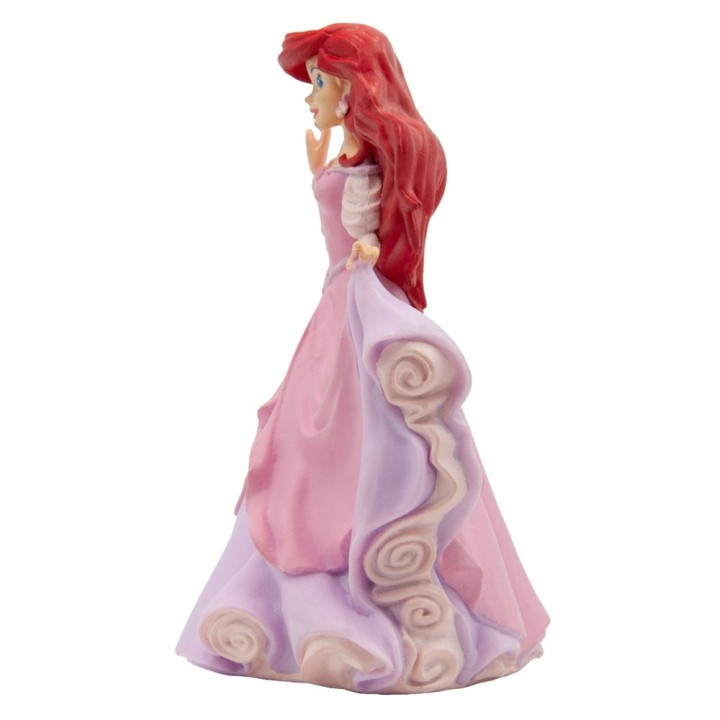 Figurina Disney - Ariel in rochie roz