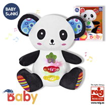 Imaginea Jucarie interactiva bebe cu sunete si lumini 15 cm - Panda