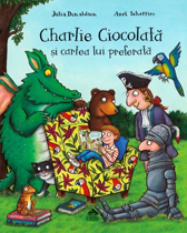 Imaginea Charlie Ciocolata si cartea lui preferata de Julia Donaldson ilustratii de Axel Scheffler